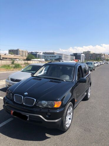 купить авто с кореи бу: BMW X5: 2002 г., 4.4 л, Автомат, Бензин, Внедорожник