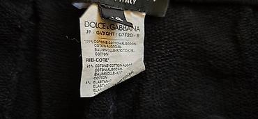 gabbana: Мужские брюки, 4XL, Dolce & Gabbana, Б/у, цвет - Черный, Платная доставка, Самовывоз — 9