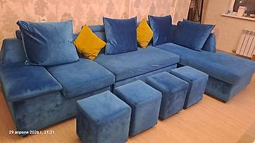 Угловые диваны: Угловой диван, С ящиками — 7