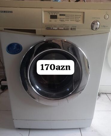 paltaryuyan baraban qiymeti: Paltaryuyan maşın Samsung, 5 kq, İşlənmiş, Avtomat, Ünvandan götürmə, Ödənişli çatdırılma