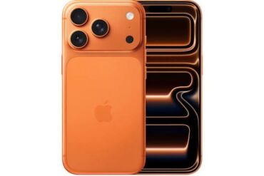 айфон 15 рассрочка: IPhone 17 Pro Max, Жаңы, 512 ГБ, Кызгылт сары, Заряддоочу түзүлүш, Кабель, Куту, 100 %