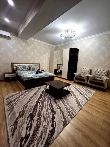 квартира турузбекова: 1 комната, Душевая кабина, Постельное белье, Кондиционер