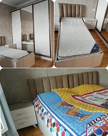 *ZB* *GƏNC ODA* QİYMET *650 AZN* 2 eded carpayi tumba Dolab sağlam