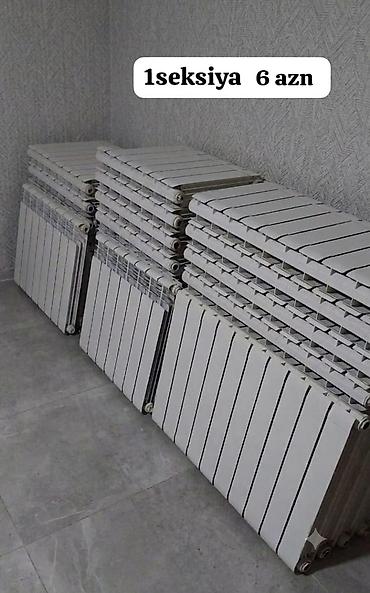 2 ci əl termo: Seksiyalı radiator bir seksiyası 6.5azn 
Tikintiyə aid hərşey var — 1