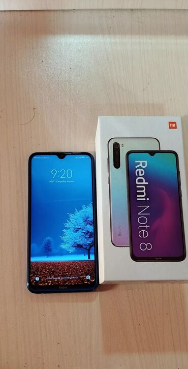 Xiaomi: Xiaomi Redmi Note 8, 64 GB, 
 Sensor, Barmaq izi, İki sim kartlı