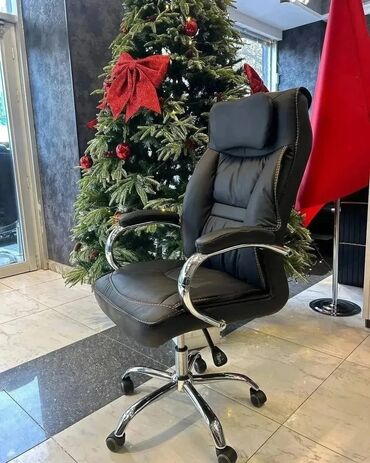 Ofis və oyun kresloları: Yeni, Təkərli, Qolları tənzimlənir, Parça — 1