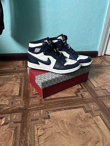 dunk low: Мужские кроссовки, 41.5, 42, Air Jordan, Б/у, цвет - Синий, Самовывоз, Платная доставка — 2