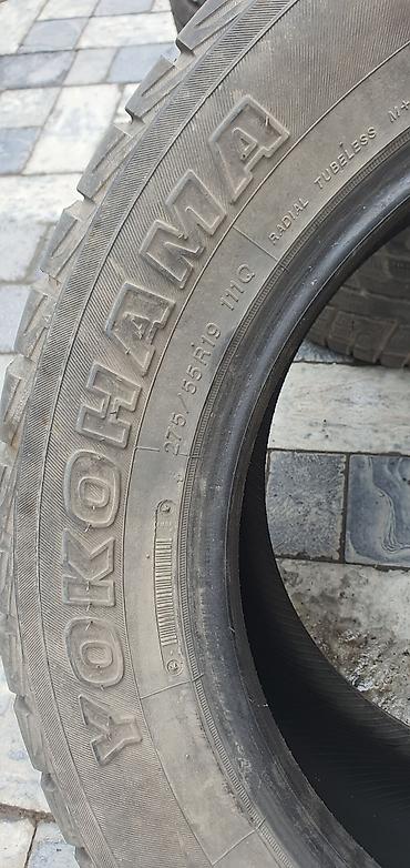 Шины: Шины 275 / 55 / R 19, Зима, Б/у, Комплект, Внедорожные (АТ/МТ), Япония, Yokohama — 3