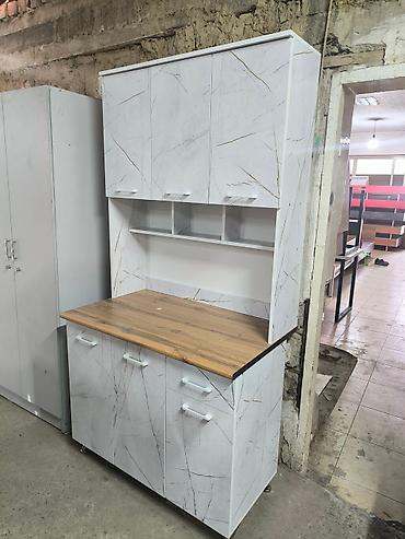 silver kitchen: Кухонный шкаф, Новый, Напольный, Без мойки, ЛДСП — 3