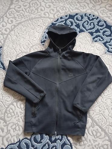 fleece: Мужской спортивный костюм, M, Nike, Б/у, цвет - Черный, Самовывоз — 1