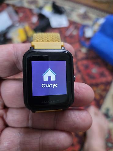 Amazfit: Amazfit Bip (модель A1608) — умные часы с квадратным дисплеем и жёлтым — 11