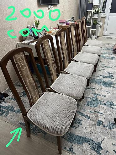 Шифоньеры, шкафы для одежды: Стулья 6 шт.по 2000тысяч - Диван прямой, трехместный. Широкие — 1