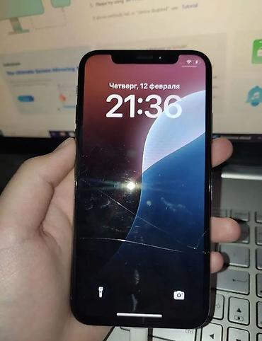 Apple iPhone: IPhone X, 64 ГБ, Серебристый, Чехол, 100 % — 9