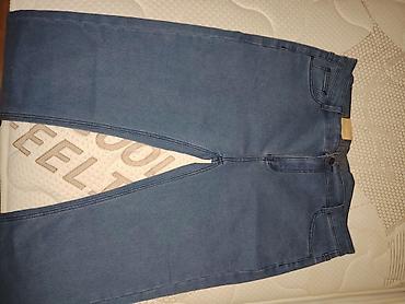 muske farmerke sa tregerima prodaja: Muške farmerke – svetloplava/stonewash nijansa *dužina 105,5cm*poobim — 1
