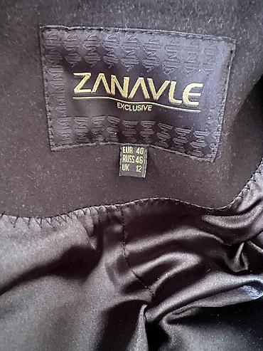 шуба zara: Женское пальто ZANAVLE Exclusive - Цвет: чёрный - Крой: классический — 2