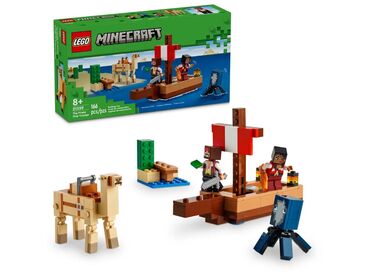 развивающие игрушки для девочек: НОВИНКА ИЮНЯ 2024! Lego 21259 Minecraft Путешествие пиратского