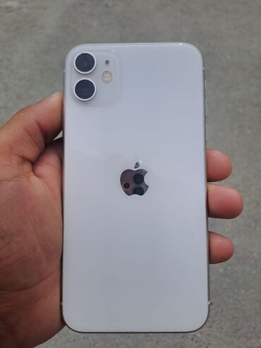 apple qulaqlıq qiymeti: IPhone 11, 64 GB, Ağ, Face ID, Simsiz şarj