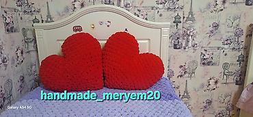 bambuk yastiqlar: Məhsul: əl işi ürək formalı dekorativ yastıq Təsvir: - Qalın, yumşaq — 1
