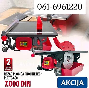 alati beograd: Rezač pločica PROLINETECH PLT/TC-600 - Stolni električni rezač za — 1
