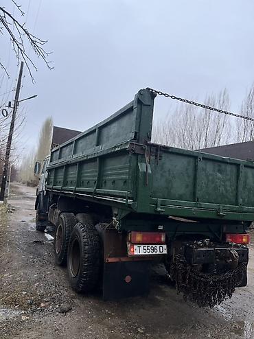 Аренда самосвала: КАМАЗ САМОСВАЛ С ПРИЦЕПОМ с трубиной в рабочем состоянии - Тип — 7