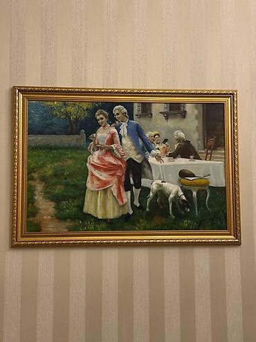 Картины и портреты: Klassik üslubda yağlı boya tablo - Mövzu: XIX əsr salon həyatı. Ön — 3