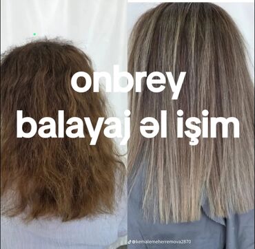 дизайнер интерьера обучение: Xidmət: Ombre və balayaj saç boyama, həmçinin keratinlə düzləşdirmə və