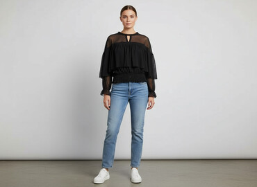 sinsay plus size spodnie: Sinsay, Women's blouse, size L