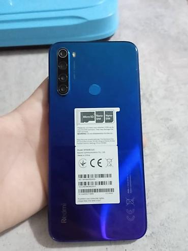 Redmi, Redmi Note 8, Новый, 64 ГБ, цвет - Синий, 2 SIM