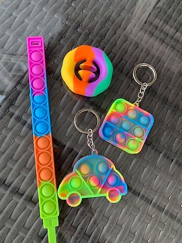 Aksesuarlar: Rəngarəng silikon Fidget/Pop-it y. Məhsul — 1