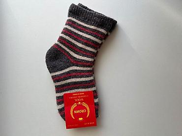 air monarch: Детские тёплые носки CROWN/BENE SOX - Материал: 100% wool (по ярлыку — 9