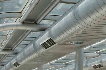 ремонт стабилизаторов: HVAC kanalları sistemi müxtəlif binalar üçün havalandırma və