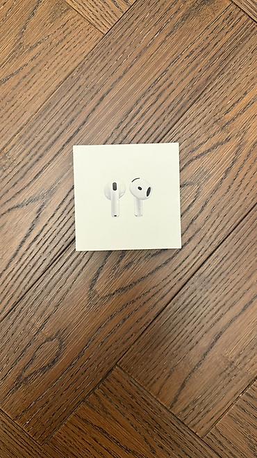 airpods mac: İşlənmiş Simsiz (Bluetooth) Qulaqcıqlar, Apple, rəng - Ağ — 1