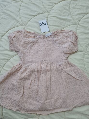 svilene haljine: Zara, Midi, Kratak rukav, 98
