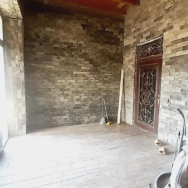 Fasad işləri: Kabançik travertin dekorativni daş usdasi -da lalafo.az — 15 Fasad işləri: Kabançik travertin dekorativni daş usdasi — 15