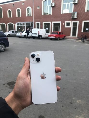 paltar yuyan mawin: IPhone 13, Ağ, Face ID