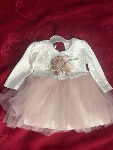 uwag mawini: Детское платье Baby Pink, цвет - Белый