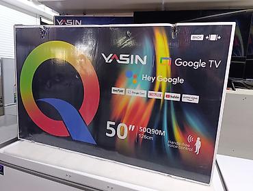 Телевизоры: Телевизор YASIN 50Q90M, диагональ 50" (126 см). Модель на платформе — 4