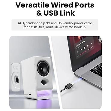 Audio: Edifier R20BT White - Həm yığcam, həm maksimum funksional akustika — 7