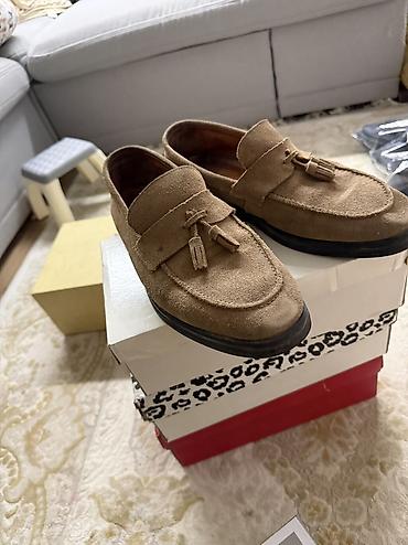 мокасины мужские: Мужские ботинки, 43, Zara, Б/у, цвет - Коричневый, Самовывоз — 3