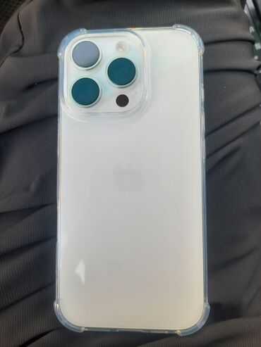 Apple iPhone: IPhone 16 Pro, Б/у, 256 ГБ, Белый, Защитное стекло, 100 %