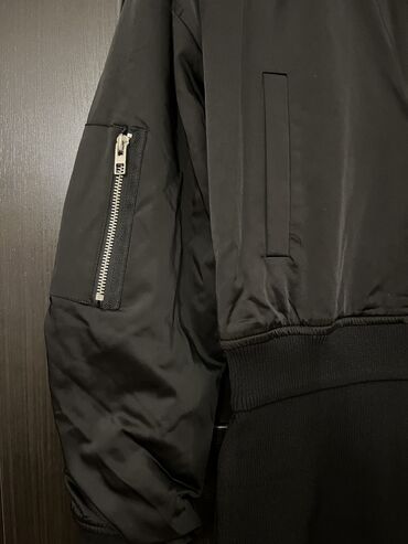 Gündəlik donlar: Zara bomber-paltar. yuxarısı bomber kurtka aşagı etek hissesi triko — 5