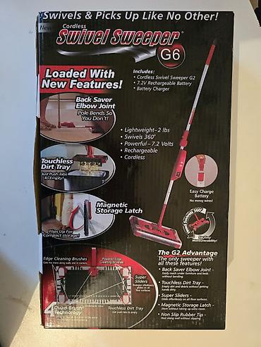 sotka supurge: Swivel Sweeper G6 – Simsiz, yüngül və çevik döşəmə təmizləyicisi — 3