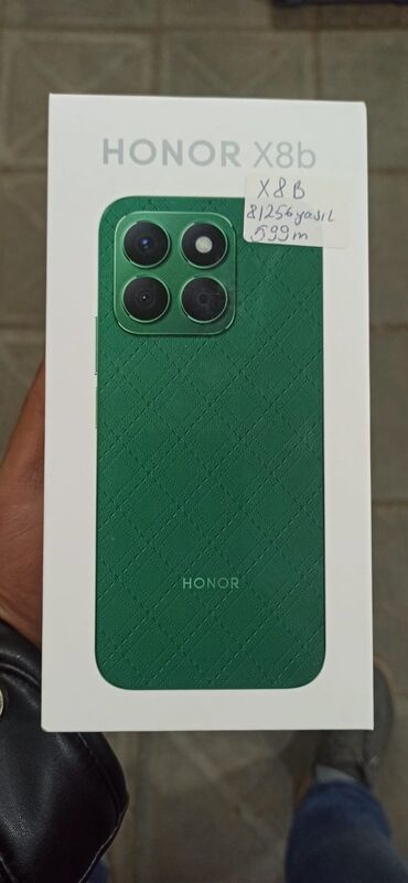 Honor: Honor 8, 256 GB, rəng - Yaşıl, Düyməli