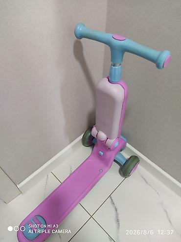самокат scooter 3в1: Детский трёхколёсный самокат-трансформер - Тип: 3-в-1 самокат с — 3