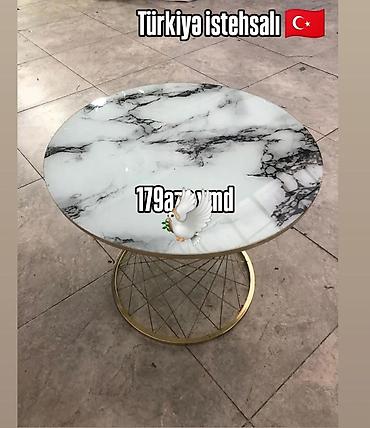 Yumru masa, Təkərsiz, Şüşə, Türkiyə lalafo.az -da Yumru masa, Təkərsiz, Şüşə, Türkiyə