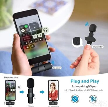 Mikrofoni: Bezicni mini mikrofon za telefon android i ios. Omogućava praktično — 6