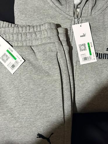 Спортивные костюмы: Спортивный костюм Puma, мужской, размер L. - Комплект: худи на молнии — 2