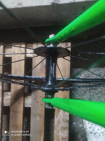 Городские велосипеды: Фикс-байк (фикс/синглспид) зеленого цвета. Характеристики и — 9