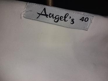 uzun kurtqa: Ağ rəngli zərif qadın paltarı – Angel’s, ölçü 40. - A-kəsimli, beldən — 3