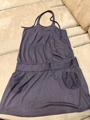 Qadınlar üçün qara rəngli yay koftası/mini tuniq - Stil: Halter tipli